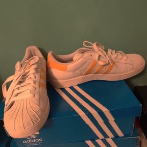 Adidas Men Yellow and White